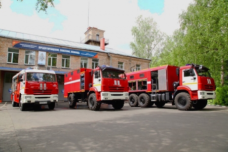 Выставка пожарной техники в Красногорске на Ярмарочной площади у ДК «Подмосковье»